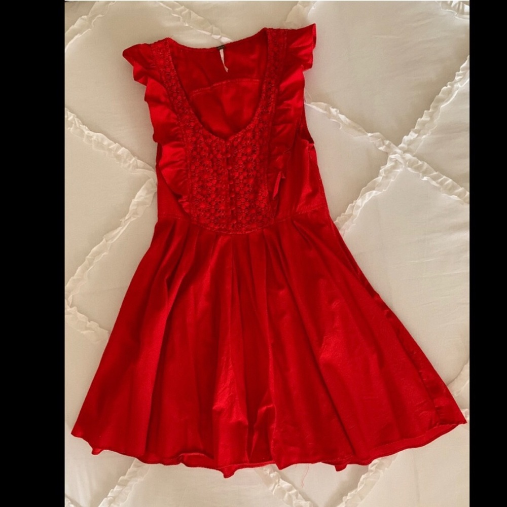 Red Free People dress